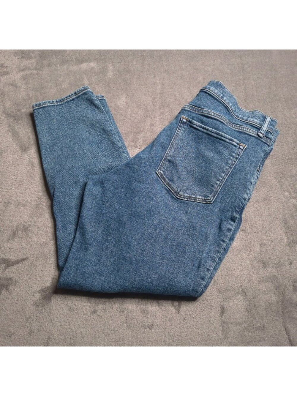 Abercrombie & Fitch Super Skinny High-Rise Ankle Jeans 14S Stretch Split Hem